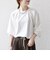 【WEB限定】〈洗濯機可能〉裏毛 パイピング ドロスト プルオーバー TEE