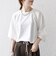 【WEB限定】〈洗濯機可能〉裏毛 パイピング ドロスト プルオーバー TEE