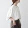 【WEB限定】〈洗濯機可能〉裏毛 パイピング ドロスト プルオーバー TEE