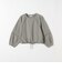 【WEB限定】〈洗濯機可能〉裏毛 パイピング ドロスト プルオーバー TEE