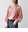 【WEB限定】〈洗濯機可能〉裏毛 パイピング ドロスト プルオーバー TEE