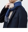 サープラスヤーン ウール カシミヤ リバーシブル パネル マフラー26AW◆