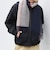 サープラスヤーン ウール カシミヤ リバーシブル パネル マフラー26AW◆