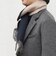 サープラスヤーン ウール カシミヤ リバーシブル ソリッド マフラー 26AW◆