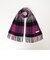 〈手洗い可能〉カシミヤ ミックス チェック ストール 26AW