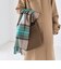 〈手洗い可能〉カシミヤ ミックス チェック ストール 26AW