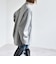 《予約》PURE WOOL ボトルネック コクーン ジップ ミディ コート