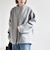 《予約》PURE WOOL ボトルネック コクーン ジップ ミディ コート