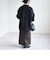 《予約》PURE WOOL ボトルネック コクーン ジップ ミディ コート