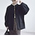 《予約》PURE WOOL ボトルネック コクーン ジップ ミディ コート