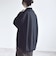 《予約》PURE WOOL ボトルネック コクーン ジップ ミディ コート