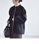《予約》PURE WOOL ボトルネック コクーン ジップ ミディ コート
