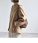 《予約》PURE WOOL ボトルネック コクーン ジップ ミディ コート