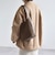 《予約》PURE WOOL ボトルネック コクーン ジップ ミディ コート