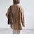 《予約》PURE WOOL ボトルネック コクーン ジップ ミディ コート