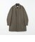 【WEB限定】SORONA(R) 中綿 ミニマル ステンカラー コート◆