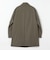 【WEB限定】SORONA(R) 中綿 ミニマル ステンカラー コート◆