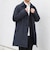 【WEB限定】SORONA(R) 中綿 ミニマル ステンカラー コート◆