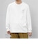 SNOOPY コラボ ヴィンテージライク ペナント グラフィック プリント Tシャツ(ロンT)◇