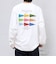 SNOOPY コラボ ヴィンテージライク ペナント グラフィック プリント Tシャツ(ロンT)◇