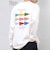 SNOOPY コラボ ヴィンテージライク ペナント グラフィック プリント Tシャツ(ロンT)◇