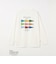 SNOOPY コラボ ヴィンテージライク ペナント グラフィック プリント Tシャツ(ロンT)◇