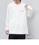 SNOOPY コラボ ヴィンテージライク ペナント グラフィック プリント Tシャツ(ロンT)◇