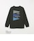 SNOOPY コラボ ヴィンテージライク ペナント グラフィック プリント Tシャツ(ロンT)◇