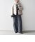 【WEB限定】キルティング コンビ フーディー ジップ ブルゾン