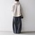 【WEB限定】キルティング コンビ フーディー ジップ ブルゾン