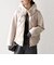【WEB限定】キルティング コンビ フーディー ジップ ブルゾン