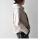 【WEB限定】キルティング コンビ フーディー ジップ ブルゾン