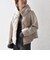 【WEB限定】キルティング コンビ フーディー ジップ ブルゾン