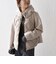 【WEB限定】キルティング コンビ フーディー ジップ ブルゾン