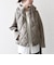 【WEB限定】キルティング コンビ フーディー ジップ ブルゾン