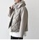 【WEB限定】キルティング コンビ フーディー ジップ ブルゾン