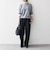 《予約》エア ニードル センタープレス ストレート パンツ