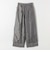 《予約》〈洗濯機可能〉ツイード タック ベルト ワイド パンツ