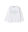 〈洗濯機可能〉レタリング ロゴ プリント TEE
