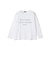 〈洗濯機可能〉レタリング ロゴ プリント TEE