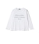 〈洗濯機可能〉レタリング ロゴ プリント TEE