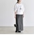 ANGE IN DISGUISE:〈手洗い可能〉デザイン ロゴ プリント スウェット 26AW