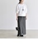 ANGE IN DISGUISE:〈手洗い可能〉デザイン ロゴ プリント スウェット 26AW
