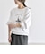 ANGE IN DISGUISE:〈手洗い可能〉デザイン ロゴ プリント スウェット 26AW