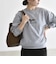 ANGE IN DISGUISE:〈手洗い可能〉デザイン ロゴ プリント スウェット 26AW