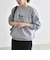 ANGE IN DISGUISE:〈手洗い可能〉デザイン ロゴ プリント スウェット 26AW