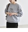 ANGE IN DISGUISE:〈手洗い可能〉デザイン ロゴ プリント スウェット 26AW