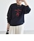 ANGE IN DISGUISE:〈手洗い可能〉デザイン ロゴ プリント スウェット 26AW