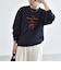 ANGE IN DISGUISE:〈手洗い可能〉デザイン ロゴ プリント スウェット 26AW