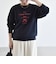 ANGE IN DISGUISE:〈手洗い可能〉デザイン ロゴ プリント スウェット 26AW